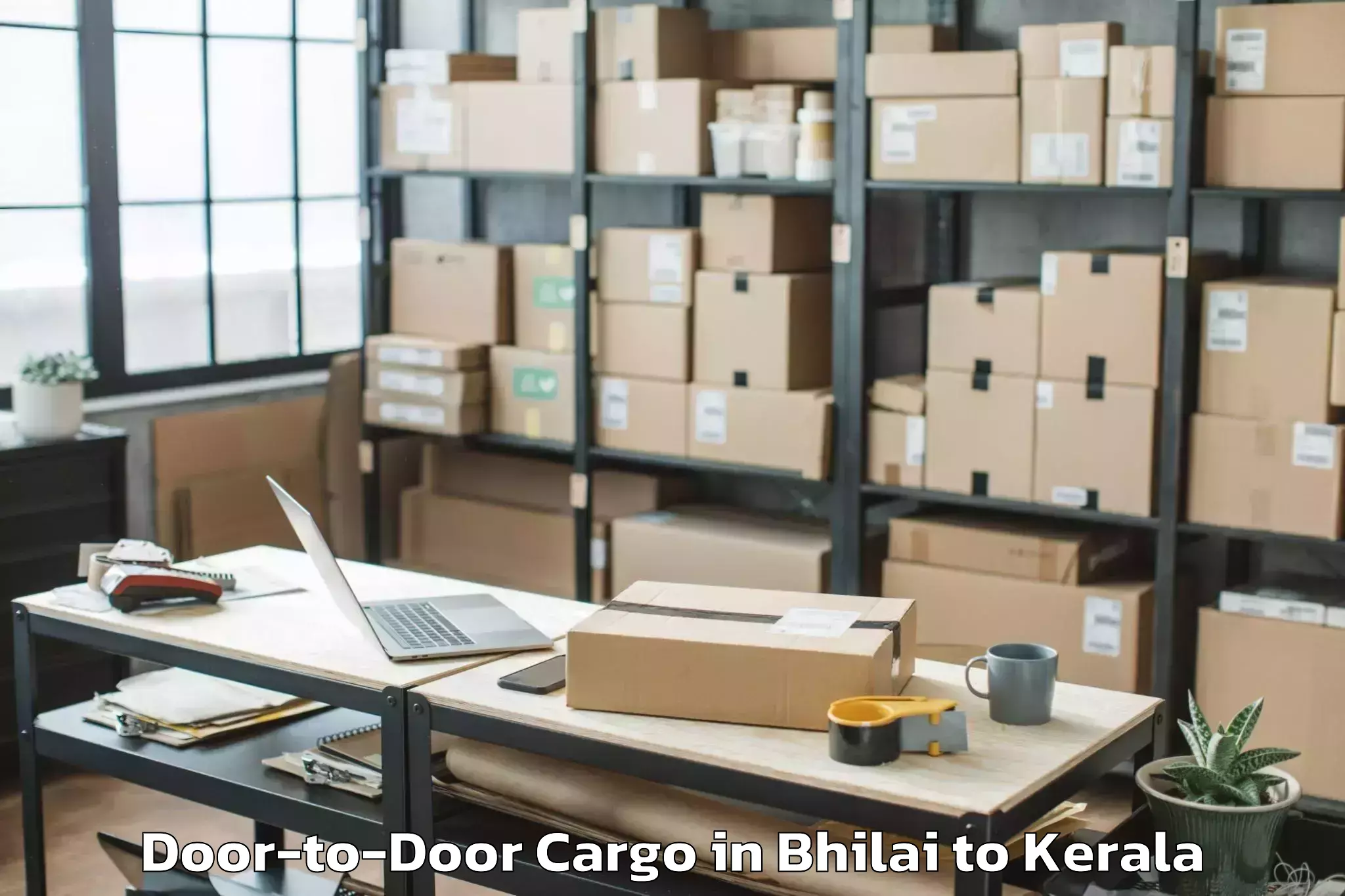 Book Your Bhilai to Panthalam Door To Door Cargo Today